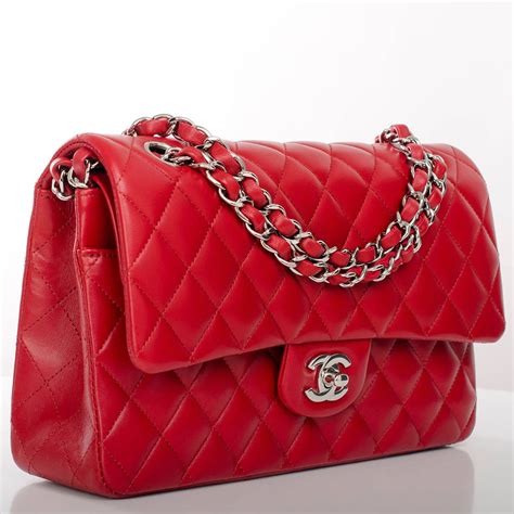 chanel handbag red price|authentic red chanel bags.